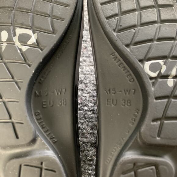 Oofos Ooahh Slides Women Size 7 Black Purple Lightweight Recovery Sandals Rubber - Picture 9 of 13